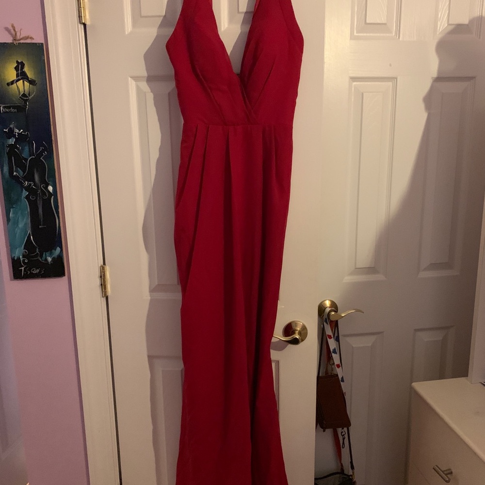 Deep red Prom Dress